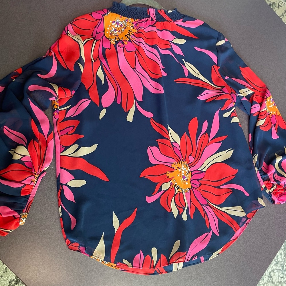 Trina Turk Floral Blouse